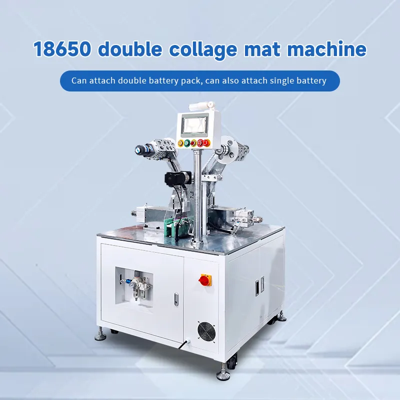 18650 Single Or Dual Cell Insulation Gasket  Li-ion Battery Pad Applicator Battery Insulation Paper Sticking Machine