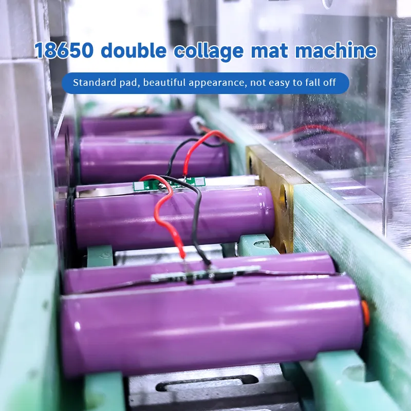 18650 Single Or Dual Cell Insulation Gasket  Li-ion Battery Pad Applicator Battery Insulation Paper Sticking Machine