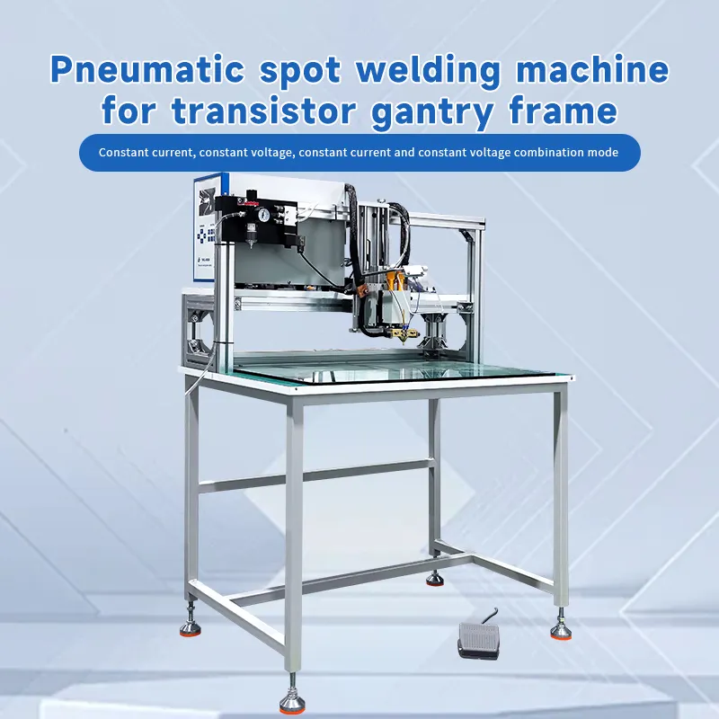 Transistor-based Gantry Pneumatic Battery Spot Welder For Battery Manufacturing