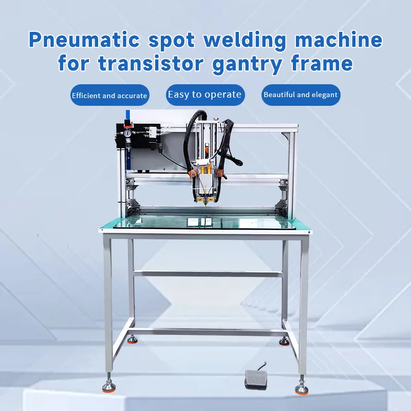 Transistor-based Gantry Pneumatic Battery Spot Welder For Battery Manufacturing