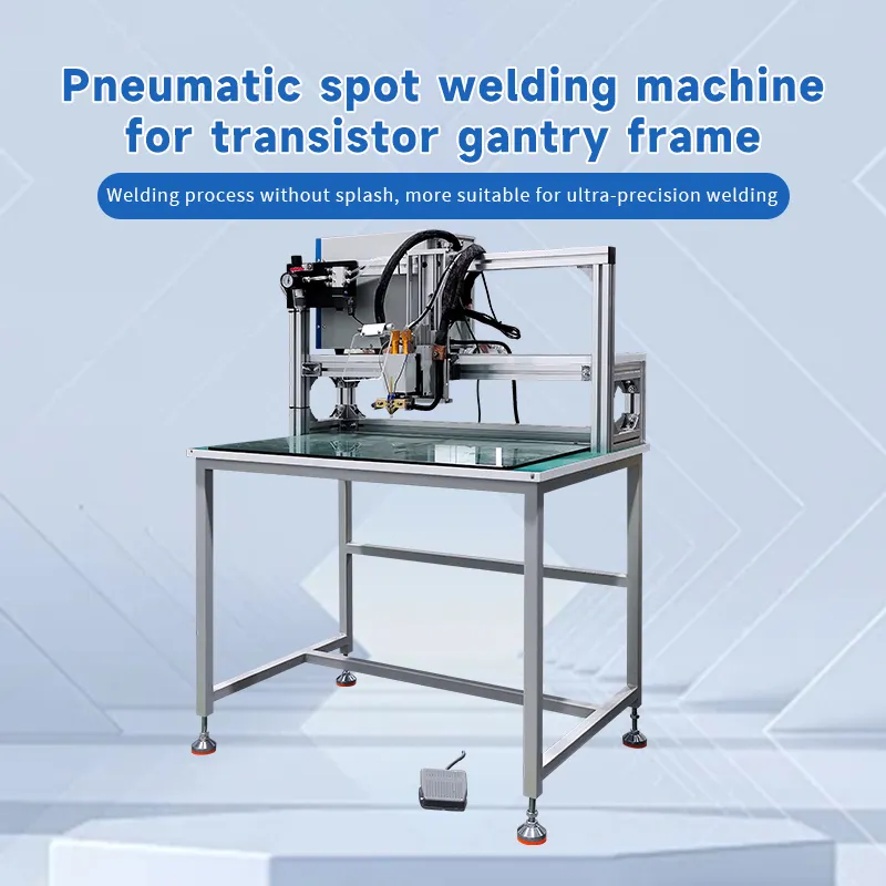 Transistor-based Gantry Pneumatic Battery Spot Welder For Battery Manufacturing