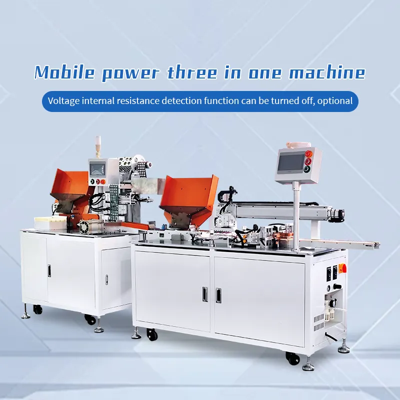 3-in-1 Battery Assembly Machine for Battery Insulation Paper Sticking, Testing, and Spot Welding