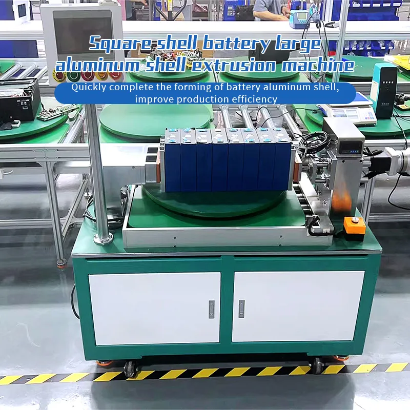 Aluminum Shell Prismatic Lithium Battery Extrusion Machine Prismatic Cell Pressing Machine