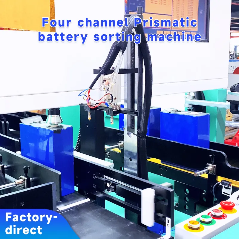 Prismatic Battery 4-Channel Automatic Sorting Machine OCV and IR testing machine