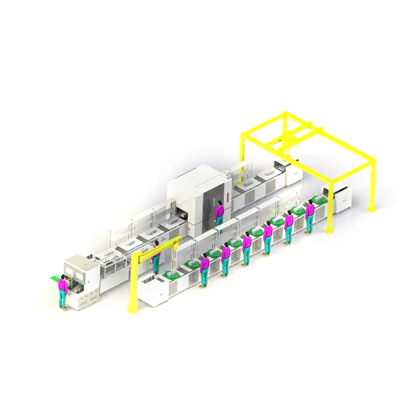 Non-standard customized prismatic battery cell module PACK production line