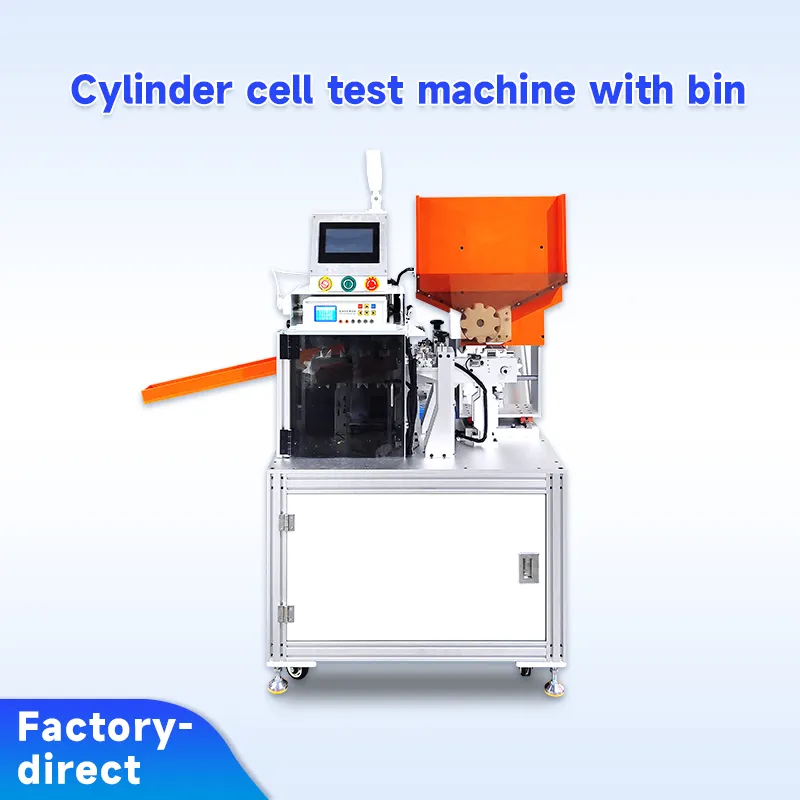 Cylindrical Battery Testing Machine with Material Hopper