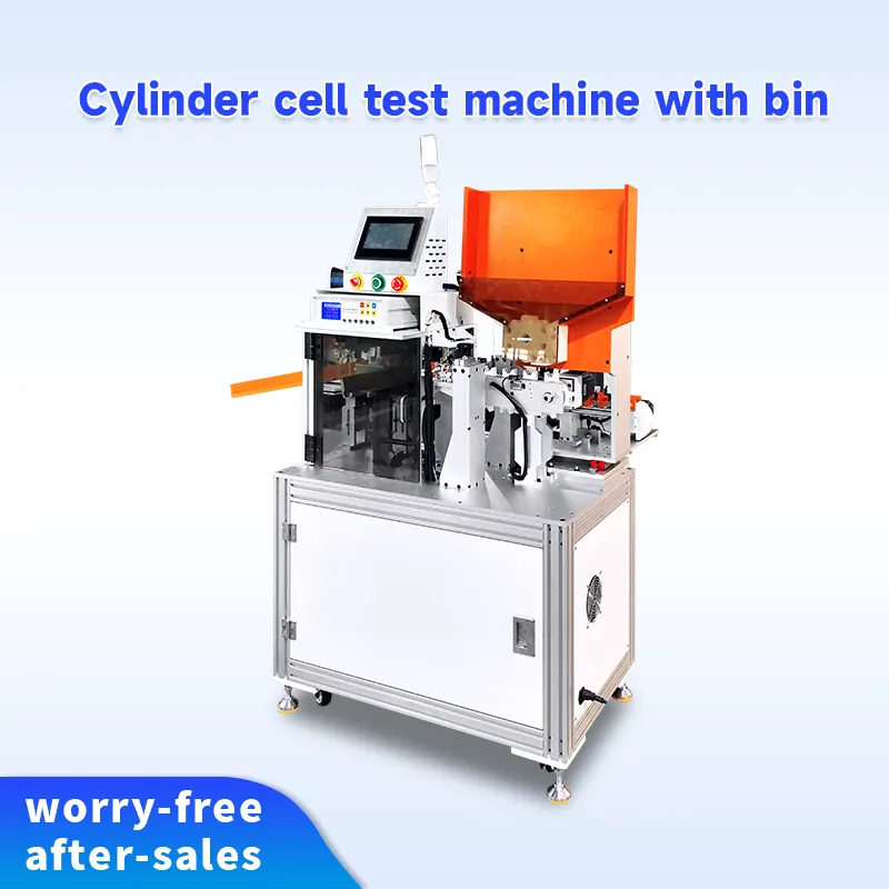 Cylindrical Battery Testing Machine with Material Hopper