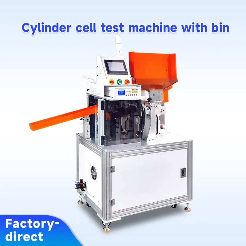 Cylindrical Battery Testing Machine with Material Hopper