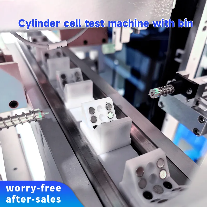 Cylindrical Battery Testing Machine with Material Hopper