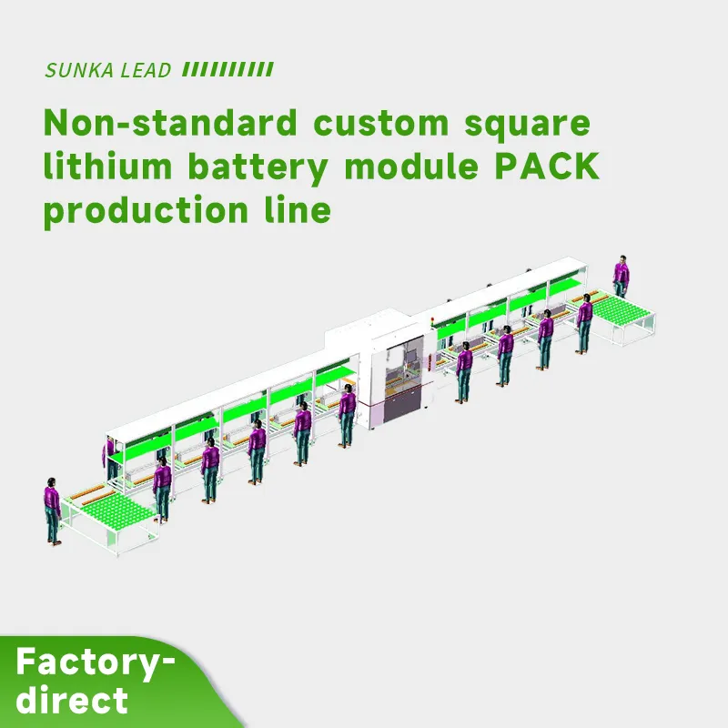 Non-standard Custom Prismatic Lithium Battery Module Pack Production Line