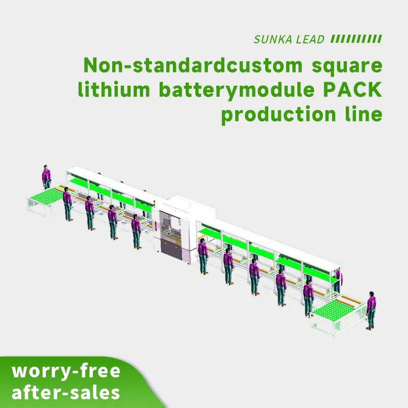 Non-standard Custom Prismatic Lithium Battery Module Pack Production Line