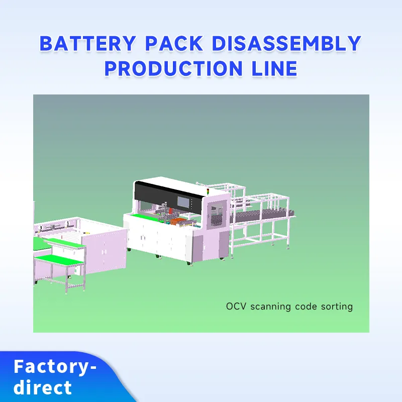 Battery Pack Disassembly Production Line for Used Power Battery Packs