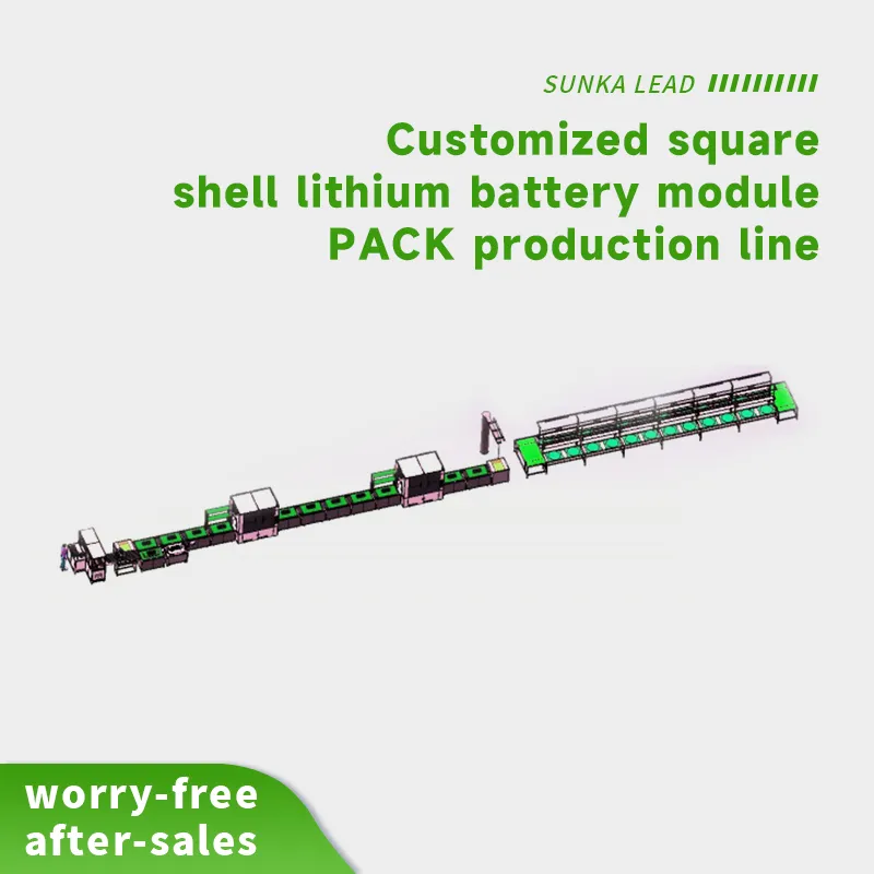 Custom Prismatic Aluminum-Shell Lithium Battery PACK Production Line | Automated Assembly, Testing, and Welding System