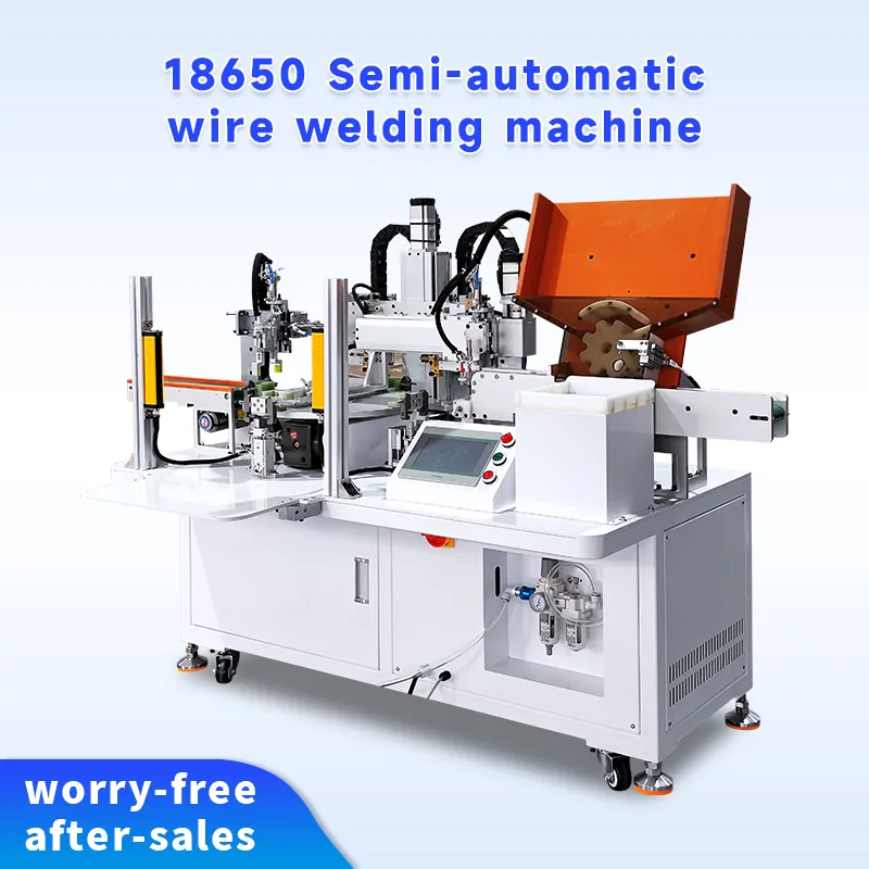 18650 Semi-Automatic Lead Wire Welding Machine for Battery Terminals