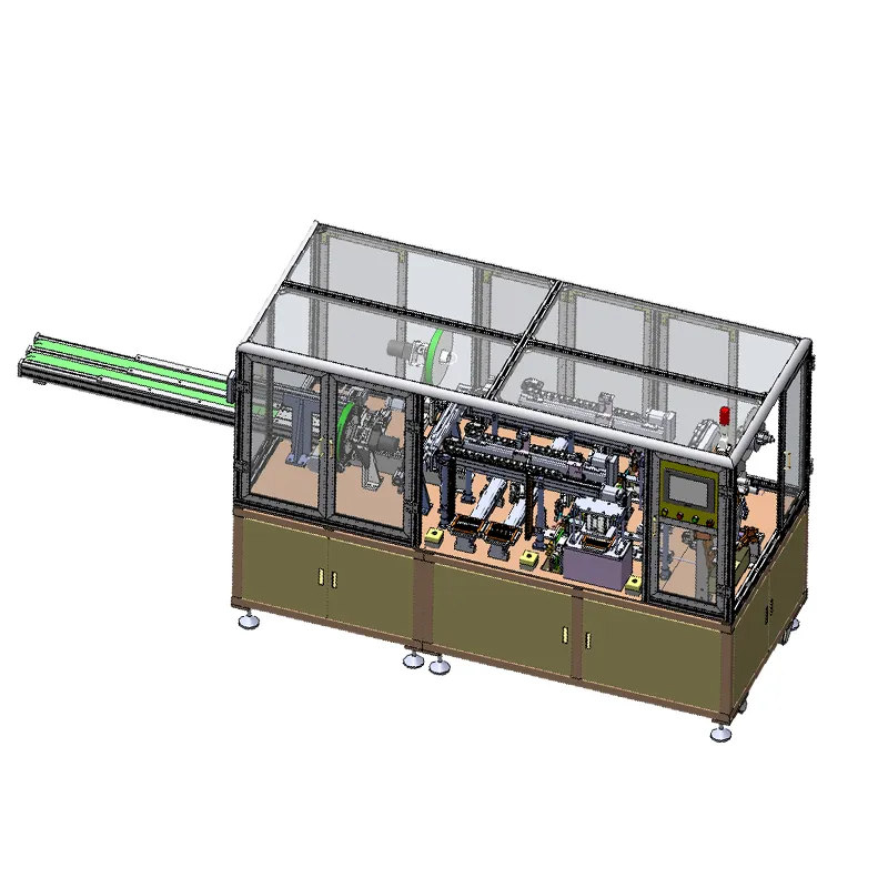 18650 Protection Board Spot Welding & Sticker Integration Machine