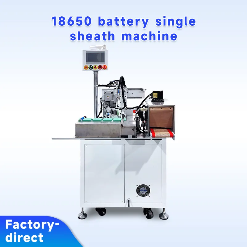 Battery Cell PVC Sleeving Machine for Cells with Protection Boards