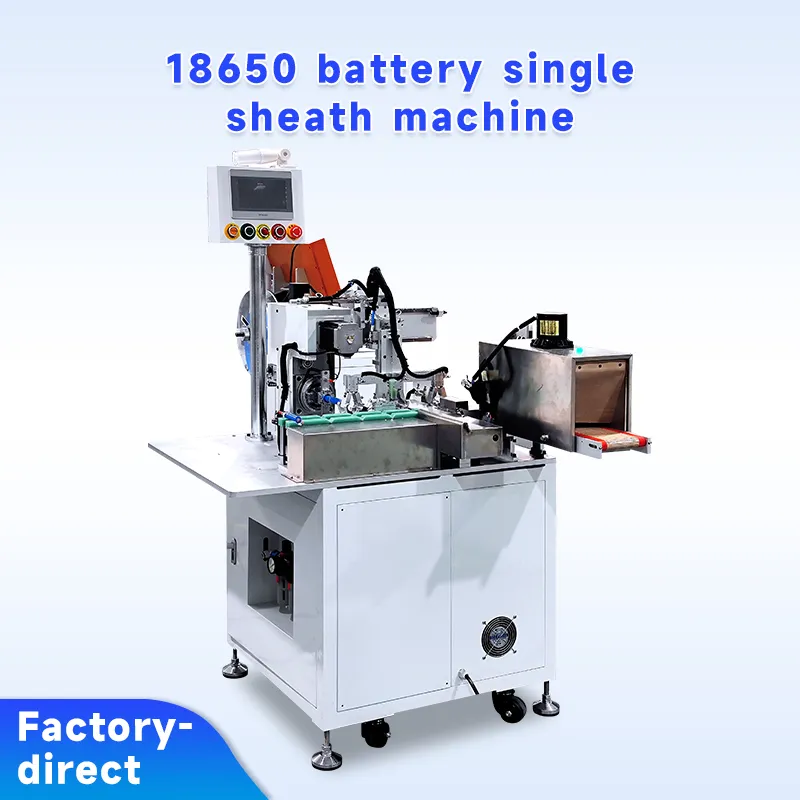 Battery Cell PVC Sleeving Machine for Cells with Protection Boards