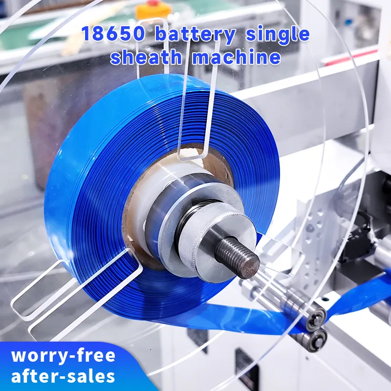 Battery Cell PVC Sleeving Machine for Cells with Protection Boards