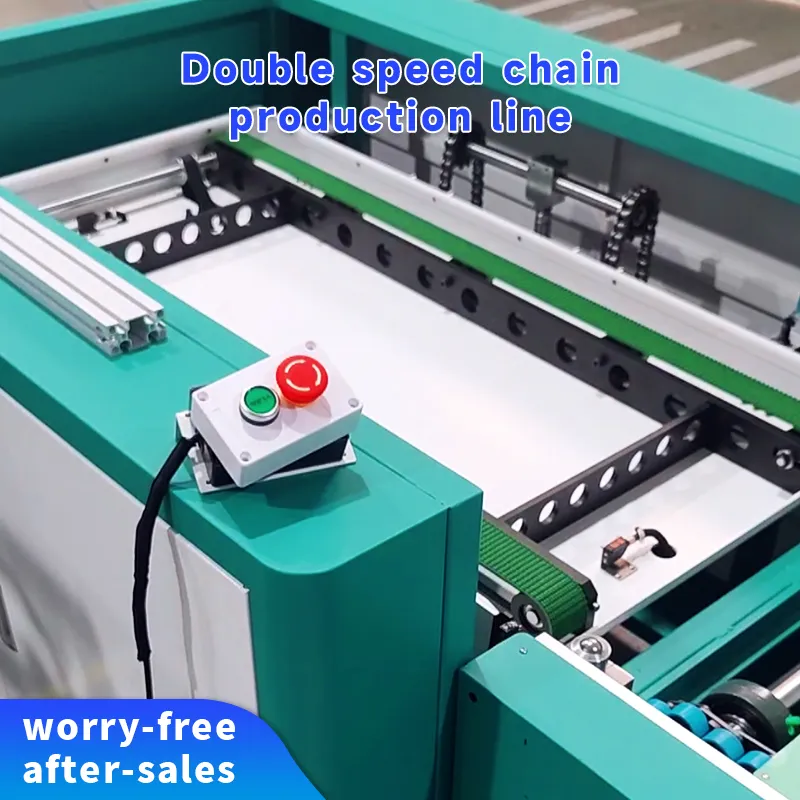 Semi-Automatic Conveyor Belt for Cylindrical & Prismatic Battery Production (Slow Speed)