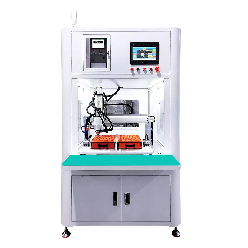 Single-Side Automatic Spot Welding Machine for Lithium Battery Packs (14500, 18650, 21700)