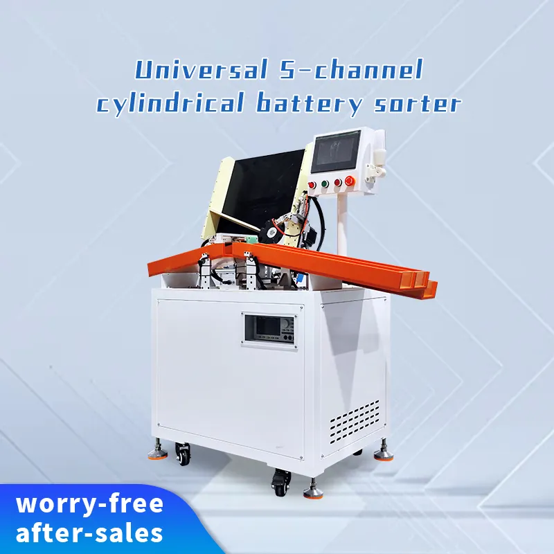 Universal 5-Channel 18650,21700,32700 Cylindrical Battery Sorting Machine